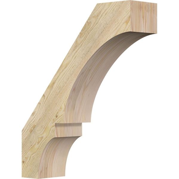 Ekena Millwork 6"W x 22"D x 26"H Balboa Rough Sawn Knee Brace, Douglas Fir BRC06X22X26BOA00RDF - main